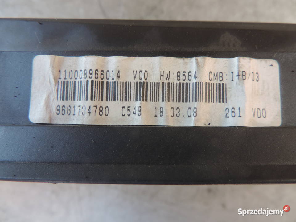 CITROEN XSARA PICASSO 16 HDI LICZNIK ZEGAR Nowy Sącz