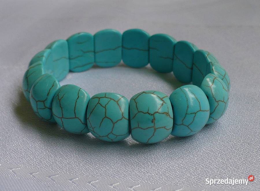 bransoletka z howlitu w kolorze turkusowym podlaskie Suwałki sprzedam