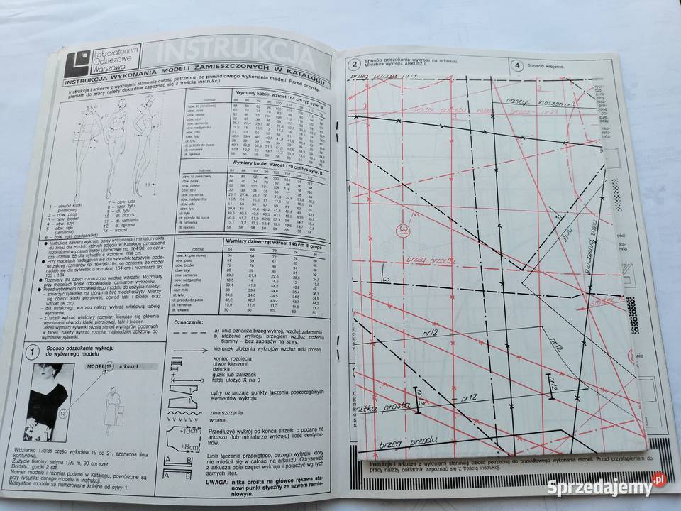 Katalog modeli odzieży 11986 wykroje Gdynia
