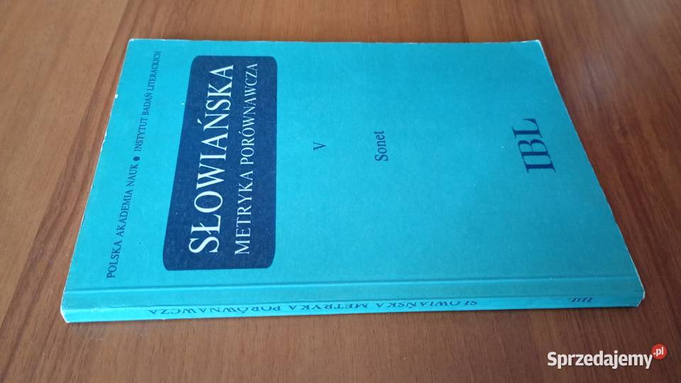 Słowiańska metryka porównawcza 5 Sonet Gdańsk sprzedam