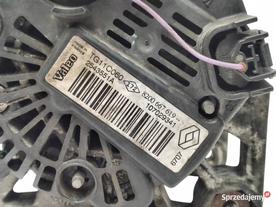 ALTERNATOR Renault Megane II Scenic II 16 16V osobowe Chełm sprzedam