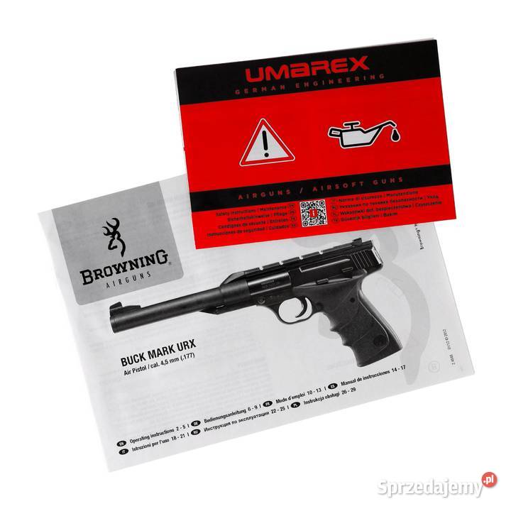 Pistolet wiatrówka Browning Buck Mark URX 45 mm Warszawa