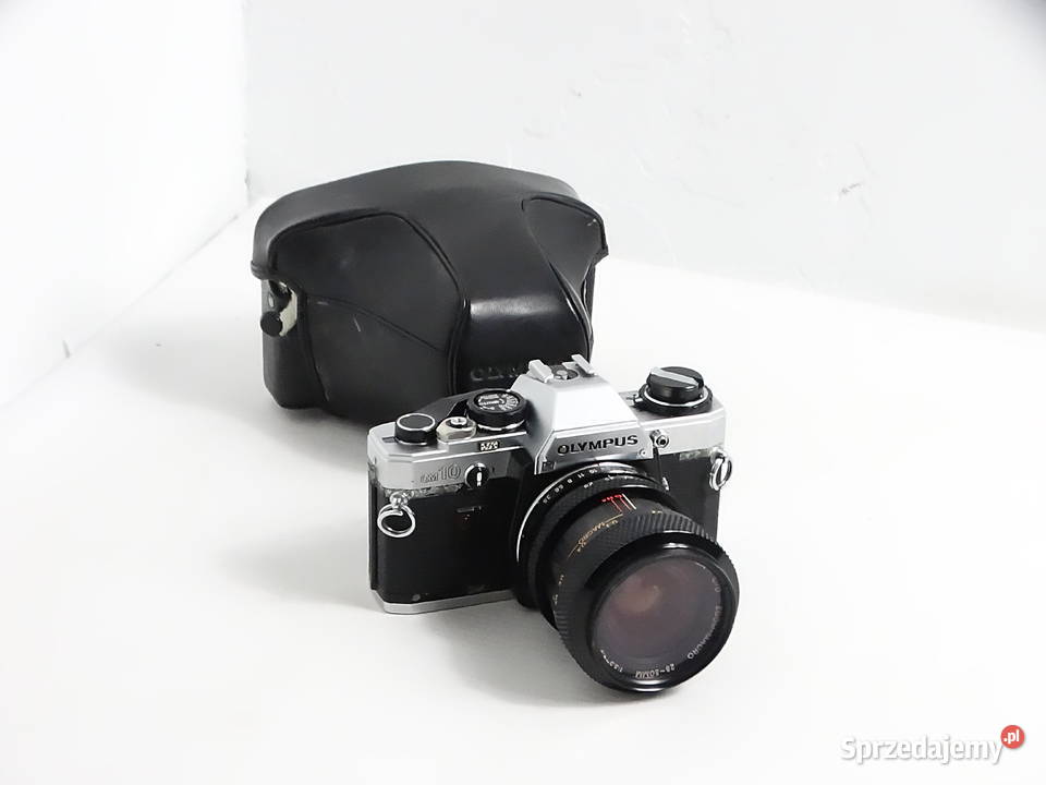 Kultowy Olympus OM10 Soligor 2850mm MC Macro Biłgoraj