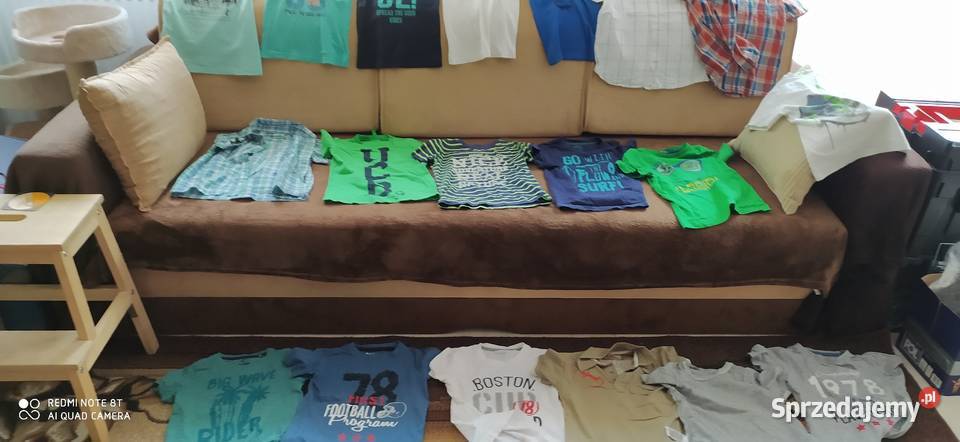 ubrania chłopięce rozmiar 110 116 paka ubrań 69