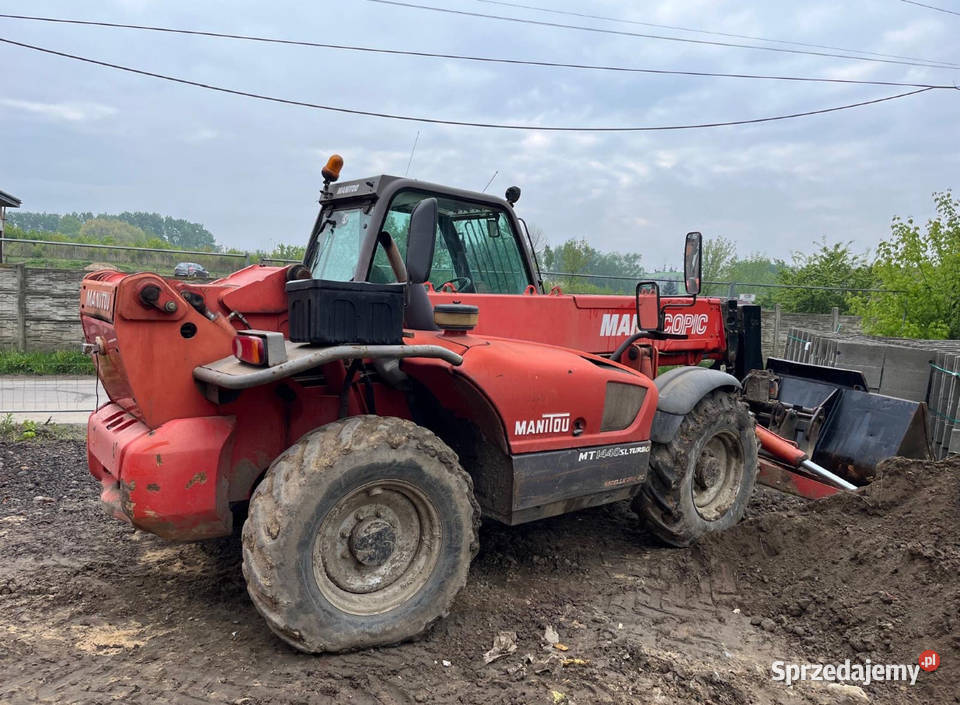 Manitou 1440 Ładowarka teleskopowa Rok produkcji 2006 śląskie Siemianowice Śląskie