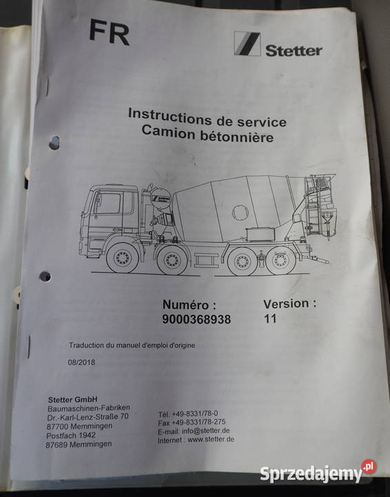 Scania P410 XT 8x4 80 SCHWINGSTATTER AM 9 FHC 9 tachograf małopolskie Kraków