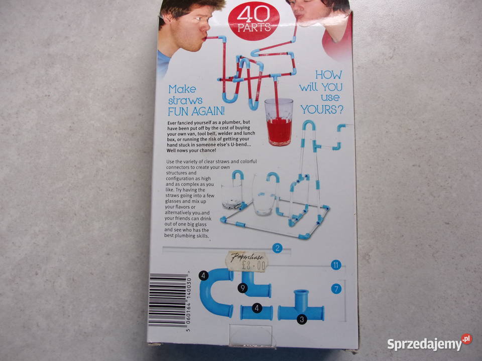 Wyjątkowe słomki do napoju rozwija wyobraźnie Warszawa sprzedam