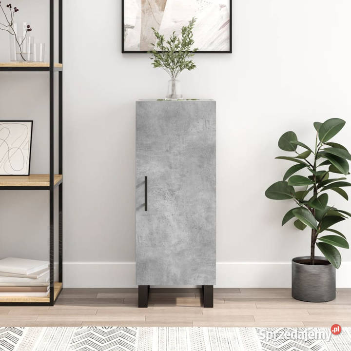 Szafka szarość betonu 345x34x90 materiał mazowieckie Warszawa
