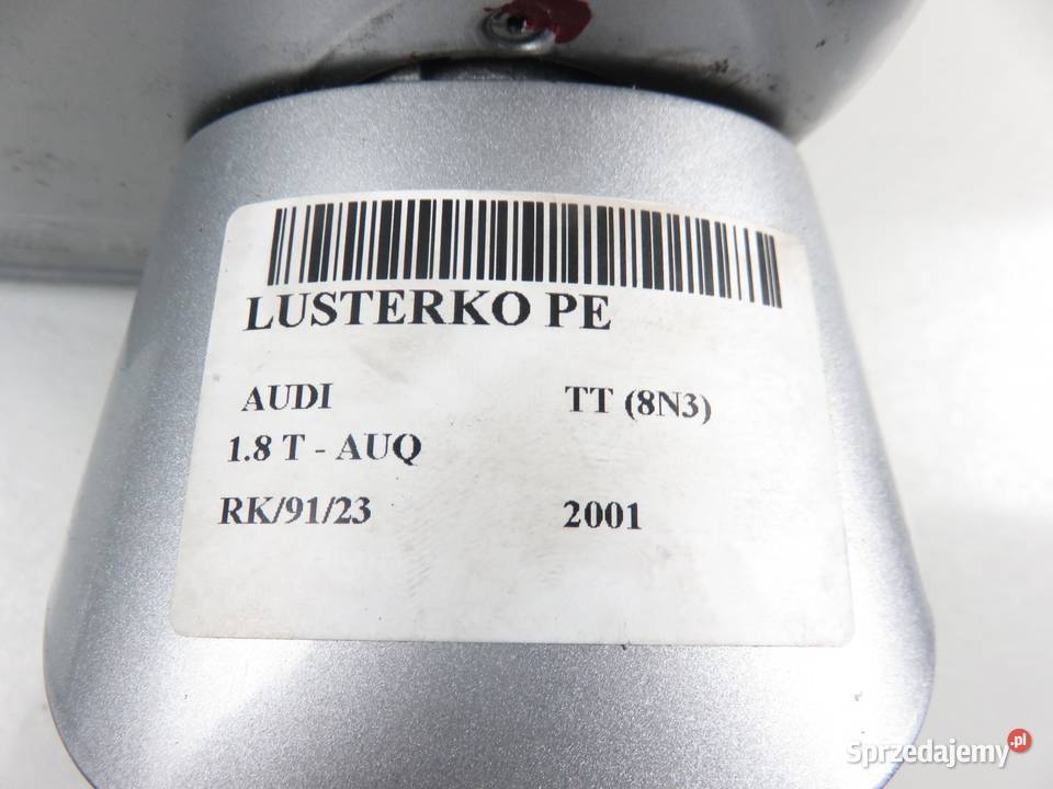 LUSTERKO PRAWE AUDI TT LY7W 5 PIN sprzedam
