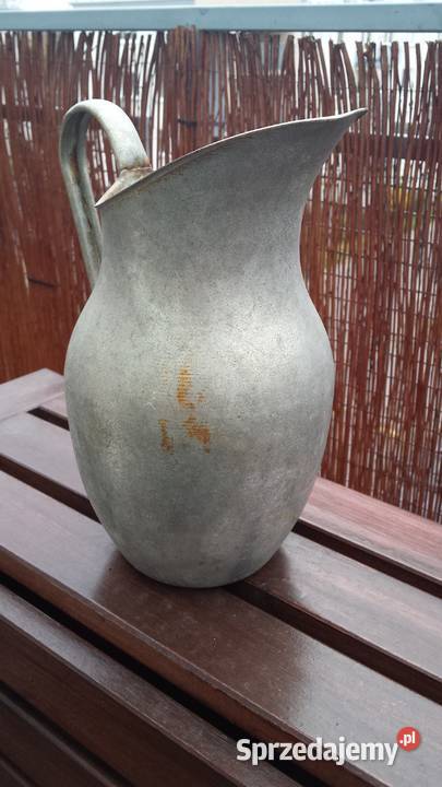 Stary aluminiowy dzbanek karafka retro vintage Warszawa sprzedam