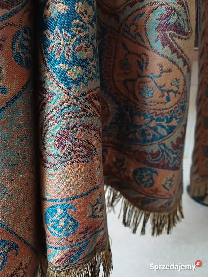duży ciepły szal Inny materiał Nowy Targ