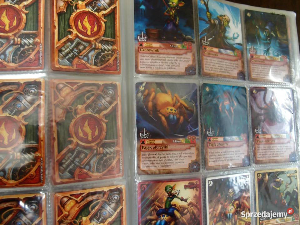 Duża kolekcja Kart Fantasy Riders 336 plansza łódzkie Łódź