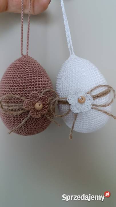 Szydełkowe pisanki pomorskie Luzino