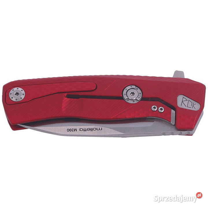 Nóż składany LionSteel Red Aluminium Satin M390 Warszawa sprzedam