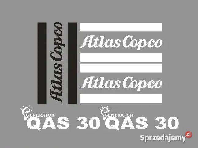 Naklejki naklejka oklejenie ATLAS COPCO QAS 30 Janików sprzedam