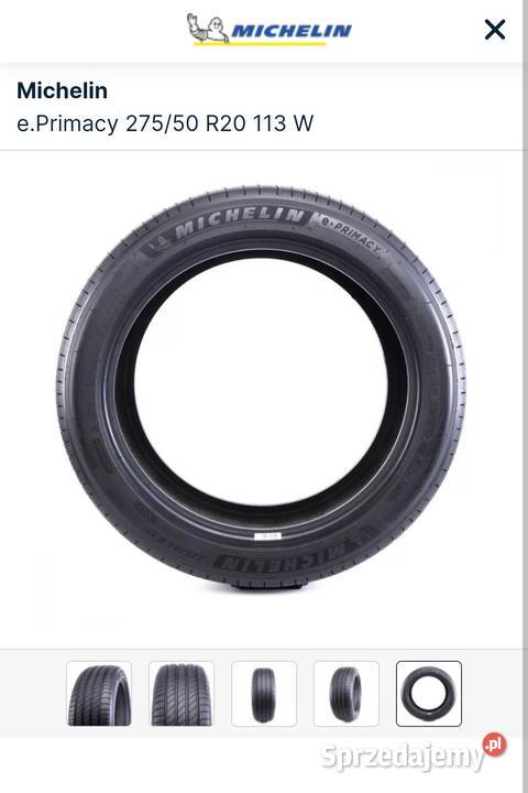 Nowe Michelin E Primacy Letnie 2755020 2024 r 20cale