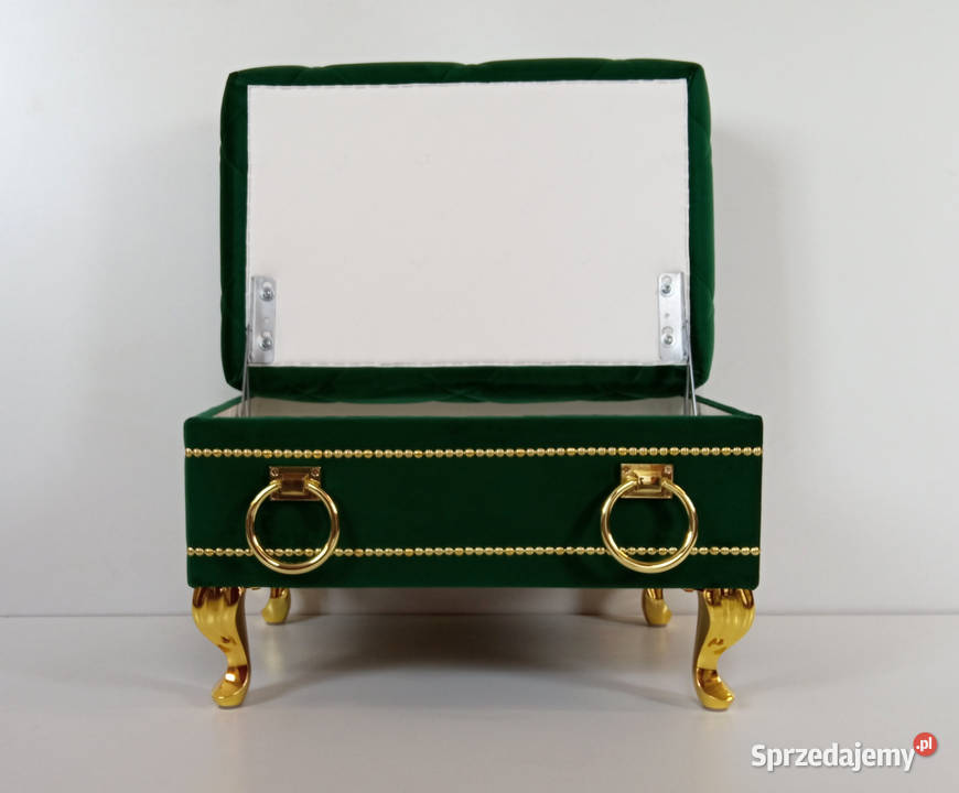 PUFA ŁAWKA Caro Glamour OTWIERANA pod wymiar Fotele i pufy Poznań