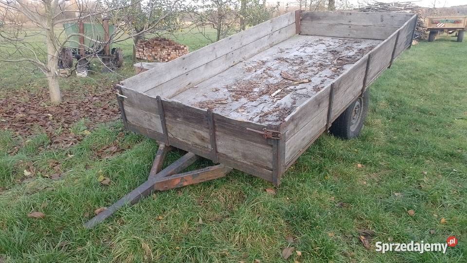Przyczepa Jednoosiowa nieuszkodzony Przyczepy rolnicze Udrzynek