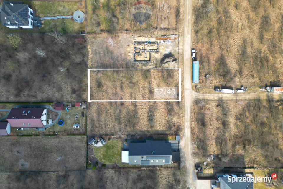 DZIAŁKA BUDOWLANA Z MPZP I WSZYSTKIMI MEDIAMI utwardzona mazowieckie Baszkówka