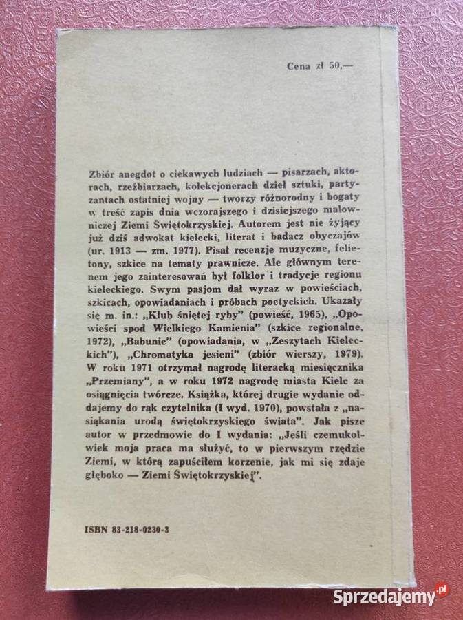 Raptularz świętokrzyski Świętosław Krawczyński Kielce