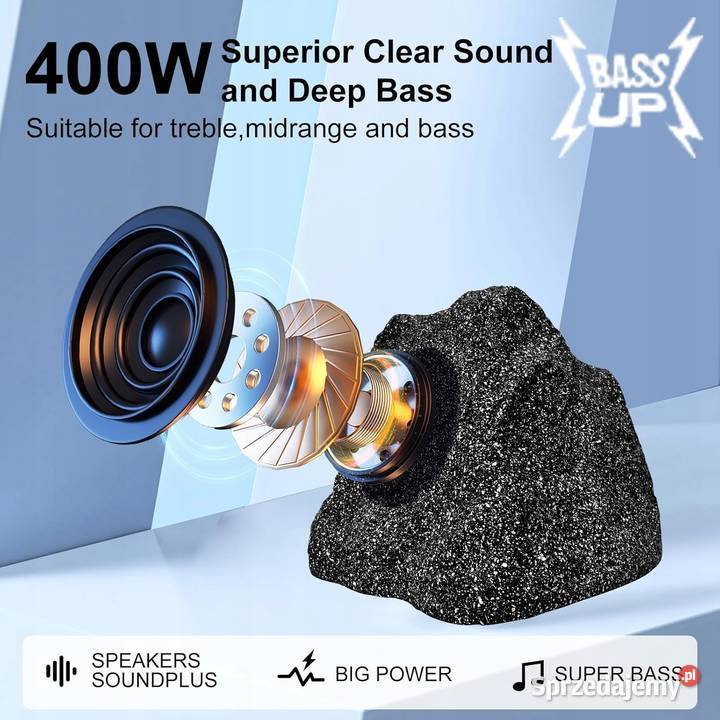 Głośniki ogrodowe STUDIOFINIX 400W IPX7 mazowieckie Myszyniec