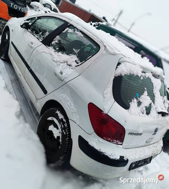 Peugeot 307 drzwi tylne lewe i prawe śląskie Żywiec