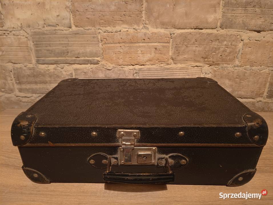 Stara walizka VINTAGE z czasów PRL oryginalny Będzin