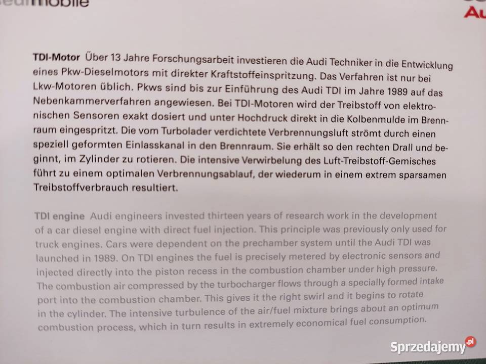 Pocztówka widokówka Audi A6 C4 25TDI quattro Głuchołazy