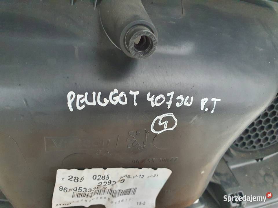 Peugeot 407 TAPICERKA TYLNYCH DRZWI BOCZEK PRAWY