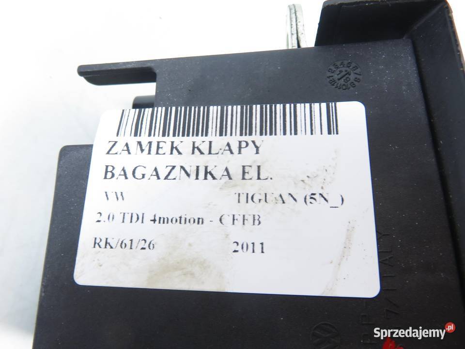 ZAMEK KLAPY VW TIGUAN 5N 5M0827505H