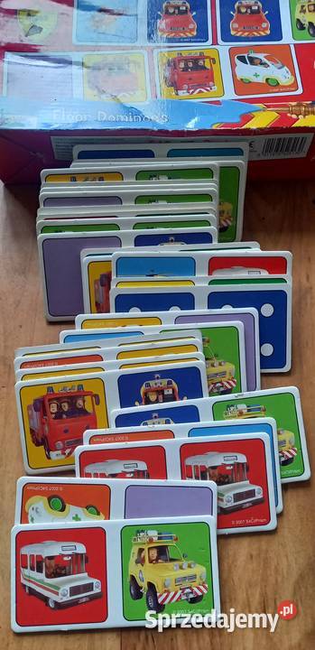Gra Domino Strażak Sam Fireman Małkinia Górna