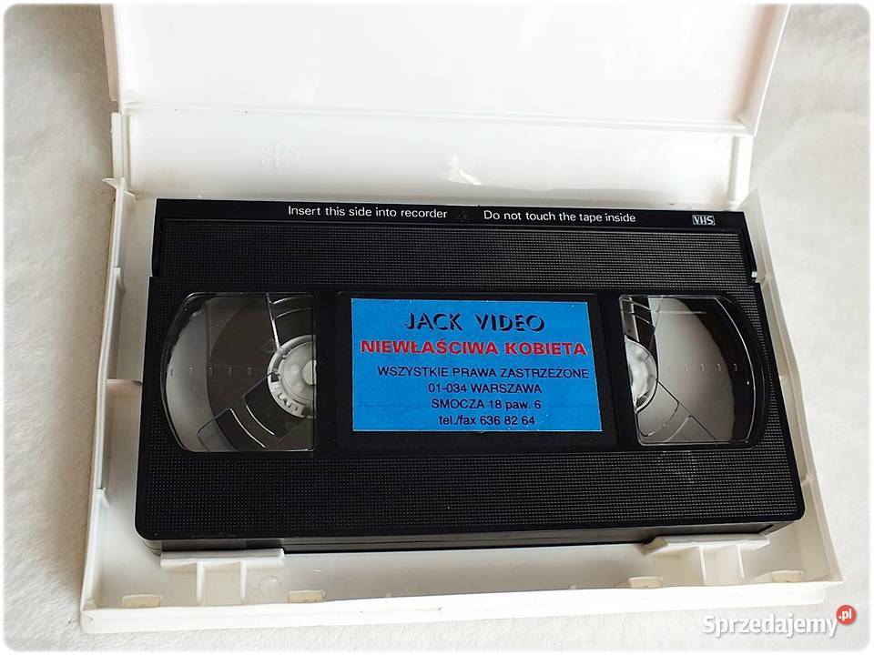 Kaseta VHS Niewłaściwa Kobieta Film na Video Żary