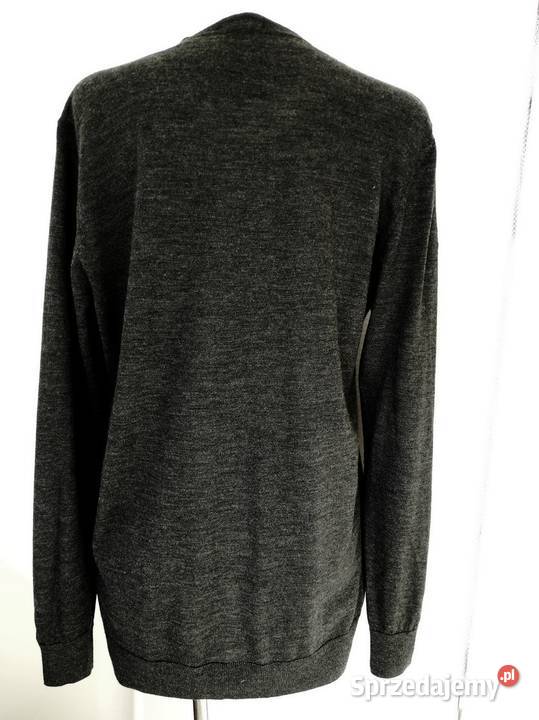 Sweter Męski Wełniany 100 Wełna Merino podlaskie