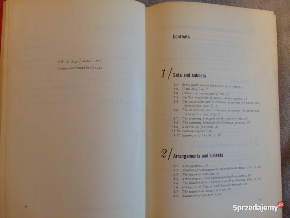Algebra 13 A John Coleman 1966 unikat Lublin