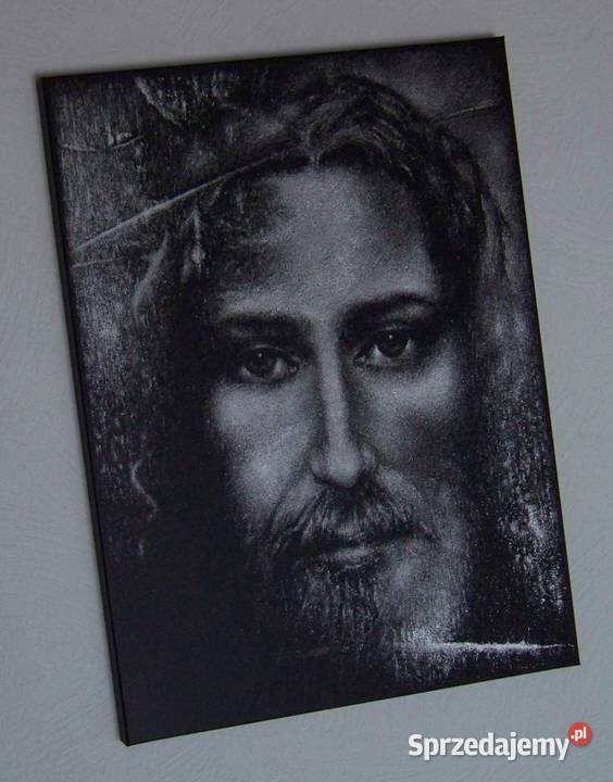 Jezus Chrystus Obraz wykonany ręcznie metodą świętokrzyskie