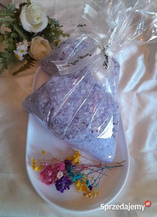 Błyszcząca morska sól do kąpieli ręcznie robione