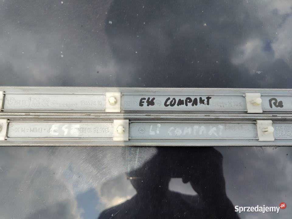 Bmw e46 compakt listwa tylnego błotnika lewa Listwy i nakładki Aleksandrów Łódzki sprzedam