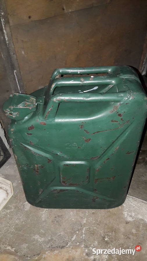 Kanister metalowy blaszany 20l Motoryzacja Głuchołazy sprzedam
