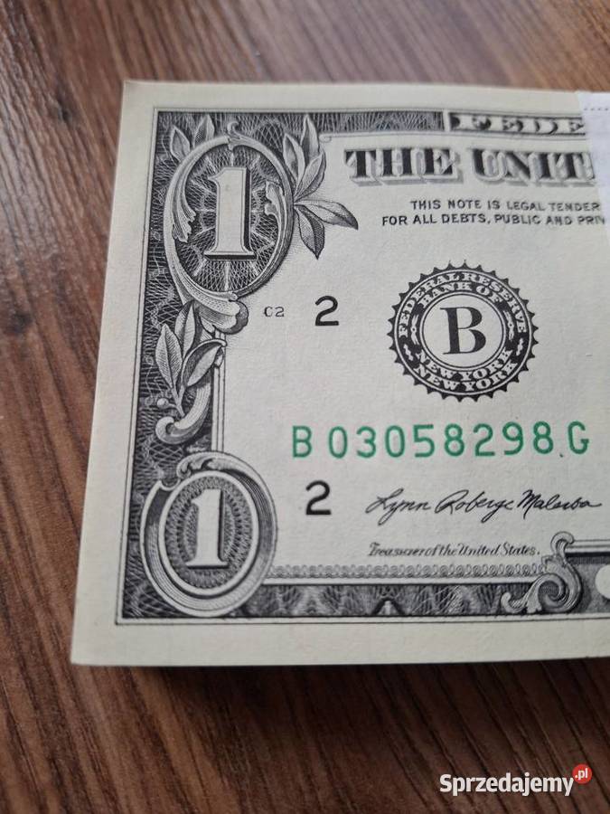 100 sztuk banknotów 1 dolar amerykański USD Numizmatyka Garwolin