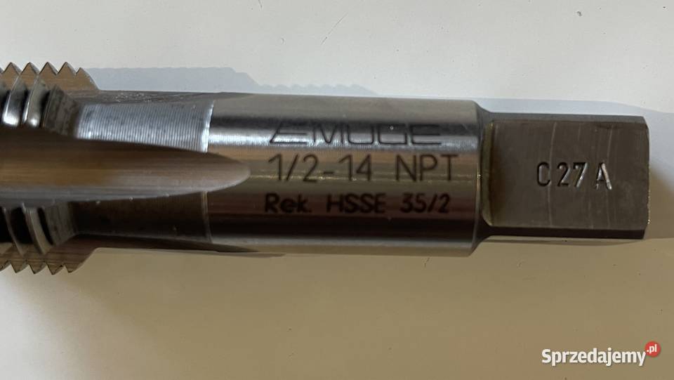 Gwintownik 1214 NPT HSSE EMUGE łódzkie Czarnożyły sprzedam