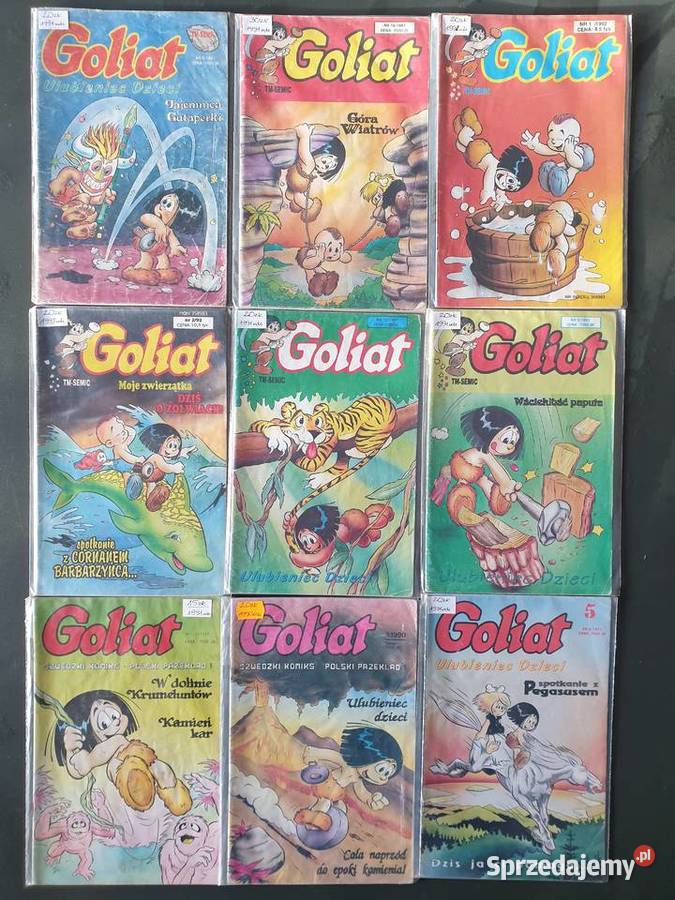 Goliat zestaw 9 komiksów wydawnictwo TMSemic Gdynia sprzedam