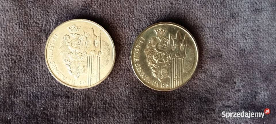 Moneta 2 złote15lecie Senatu III RP 65 Rocznica Łódź