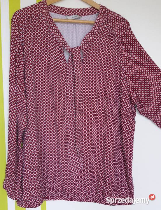 XXXL Bluzka tunika z wiązaniem dekolcie Limited Gliwice