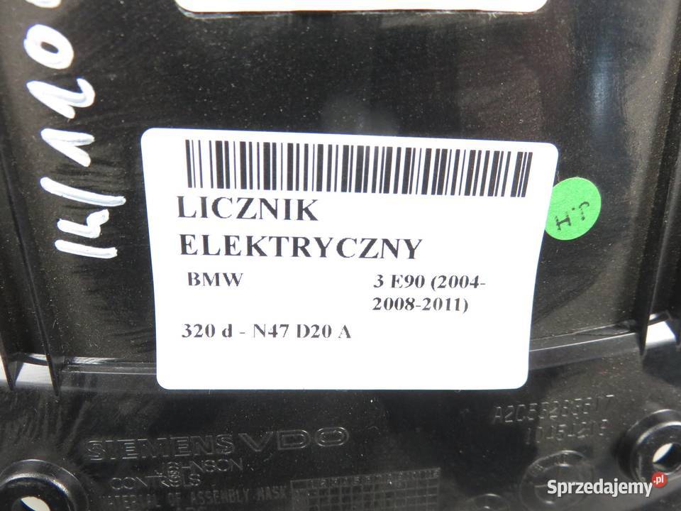 LICZNIK BMW 3 E90 320 d 177 1025350 małopolskie