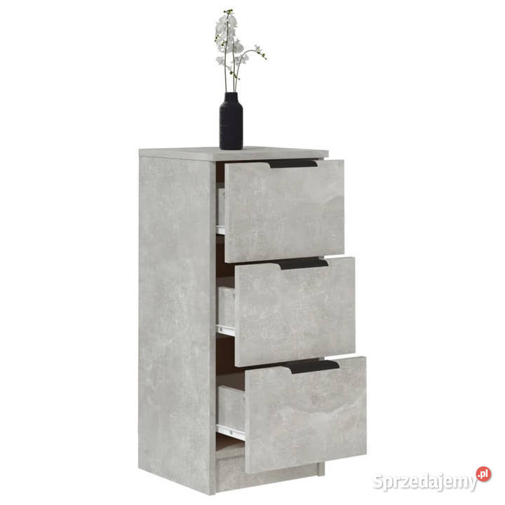 Szafka szarość betonu 30x30x70 materiał Warszawa