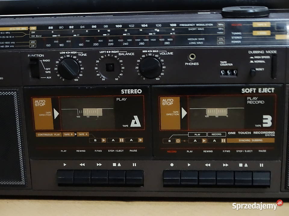 Radiomagnetofon SABA RCR 590 HS Boombox Vintage Magnetofony Magnetofony Biłgoraj