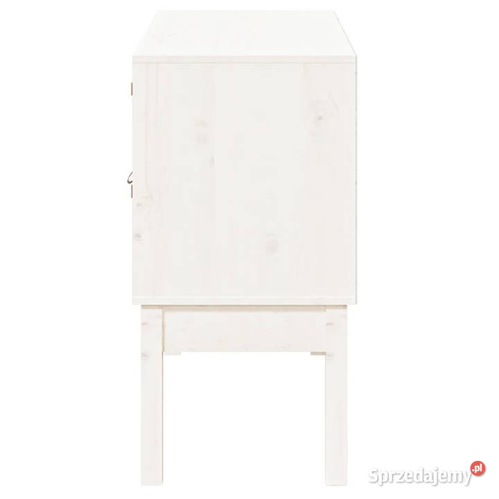 Szafka biała 110x40x78 lite drewno sosnowe