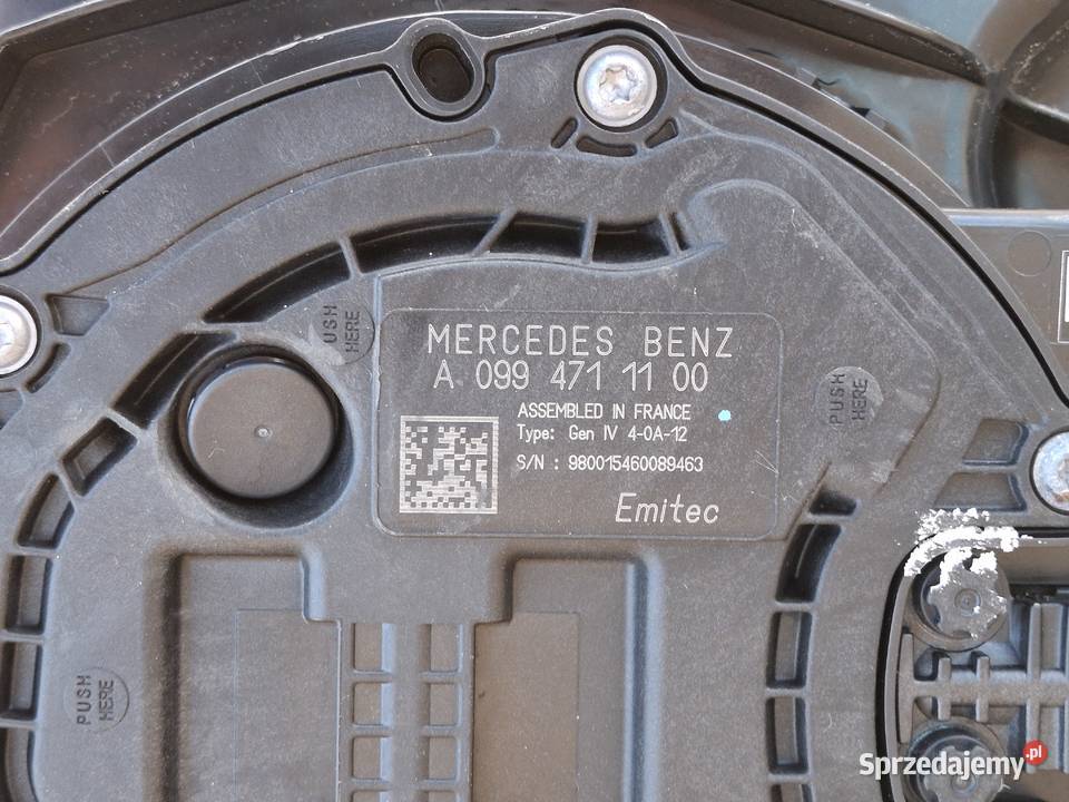 MERCEDES EKLASA W213 ZBIORNIK ADBLUE ADBLUE AdBlue lubuskie Bieleń