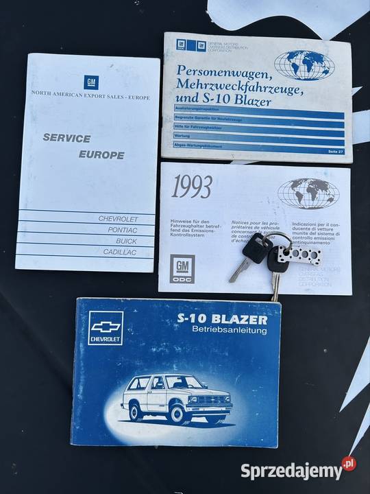 Chevrolet Blazer S10 Sport Motoryzacja Gorzów Wielkopolski