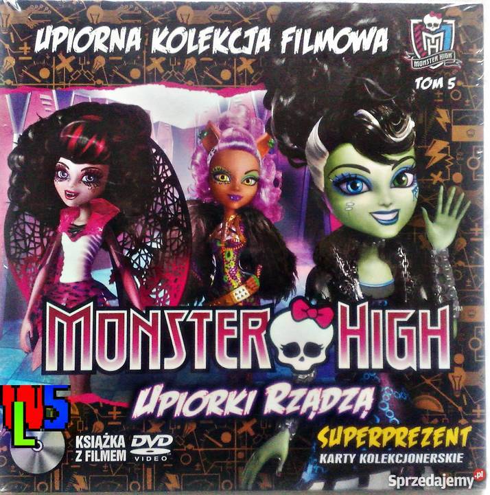 MONSTER HIGH UPIORKI RZĄDZĄ KARTY TOM 5 Kalisz sprzedam